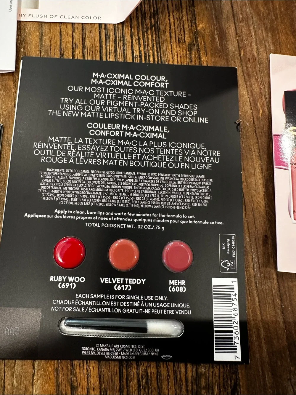 Yves Saint Laurent Lipstick & Lip Gloss Samples - Pink
